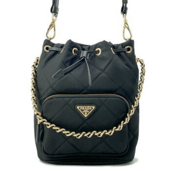 Prada Re Edition Handbag Chain Re Nylon Black - Picture 1 of 8